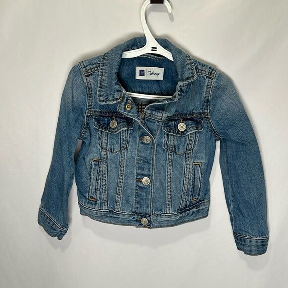 Disney Gap jeans jacket Mickey Mouse XS - Picture 2 of 3